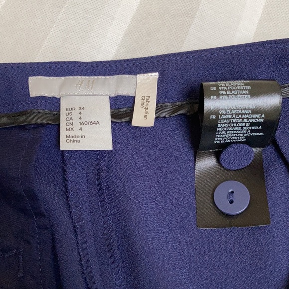NWOT H&M blue trousers - Picture 4 of 6
